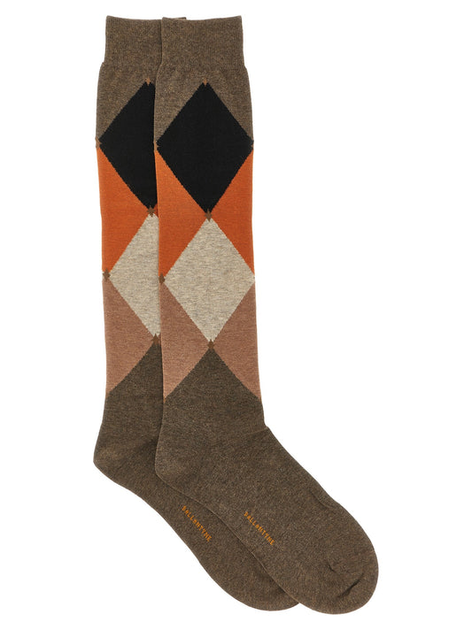 Diamond-shaped socks