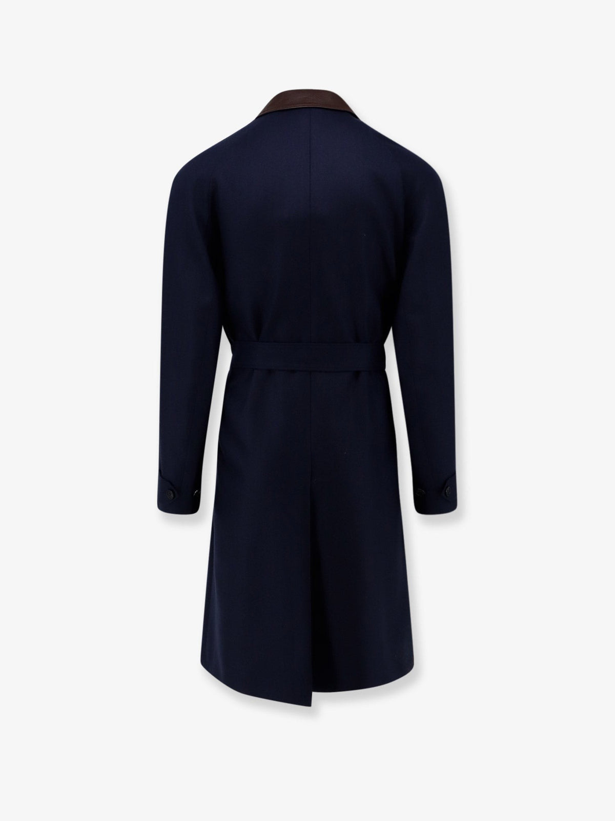 Dior Icons cashmere coat with leather collar