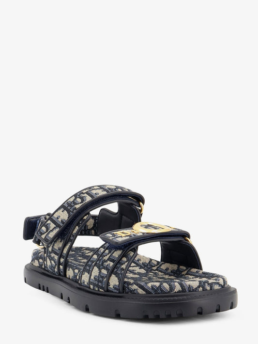 Dior Oblique jacquard fabric sandals