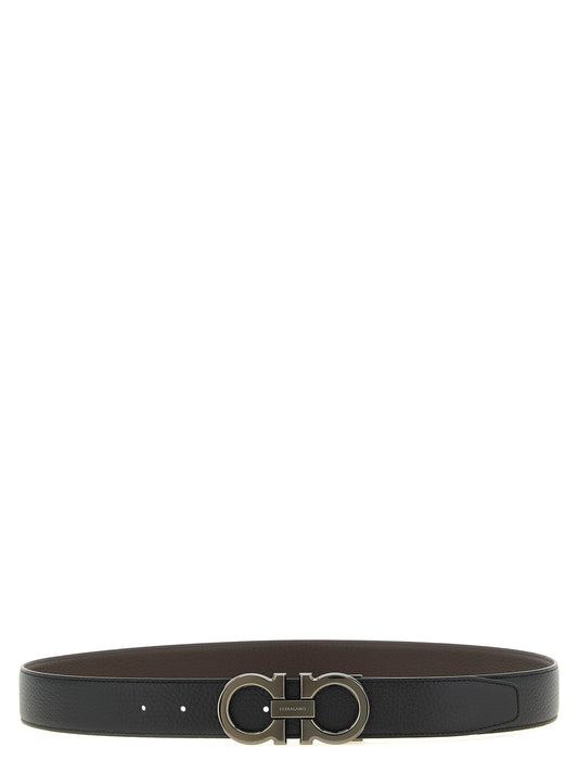 'Doppio Gancini' reversible belt