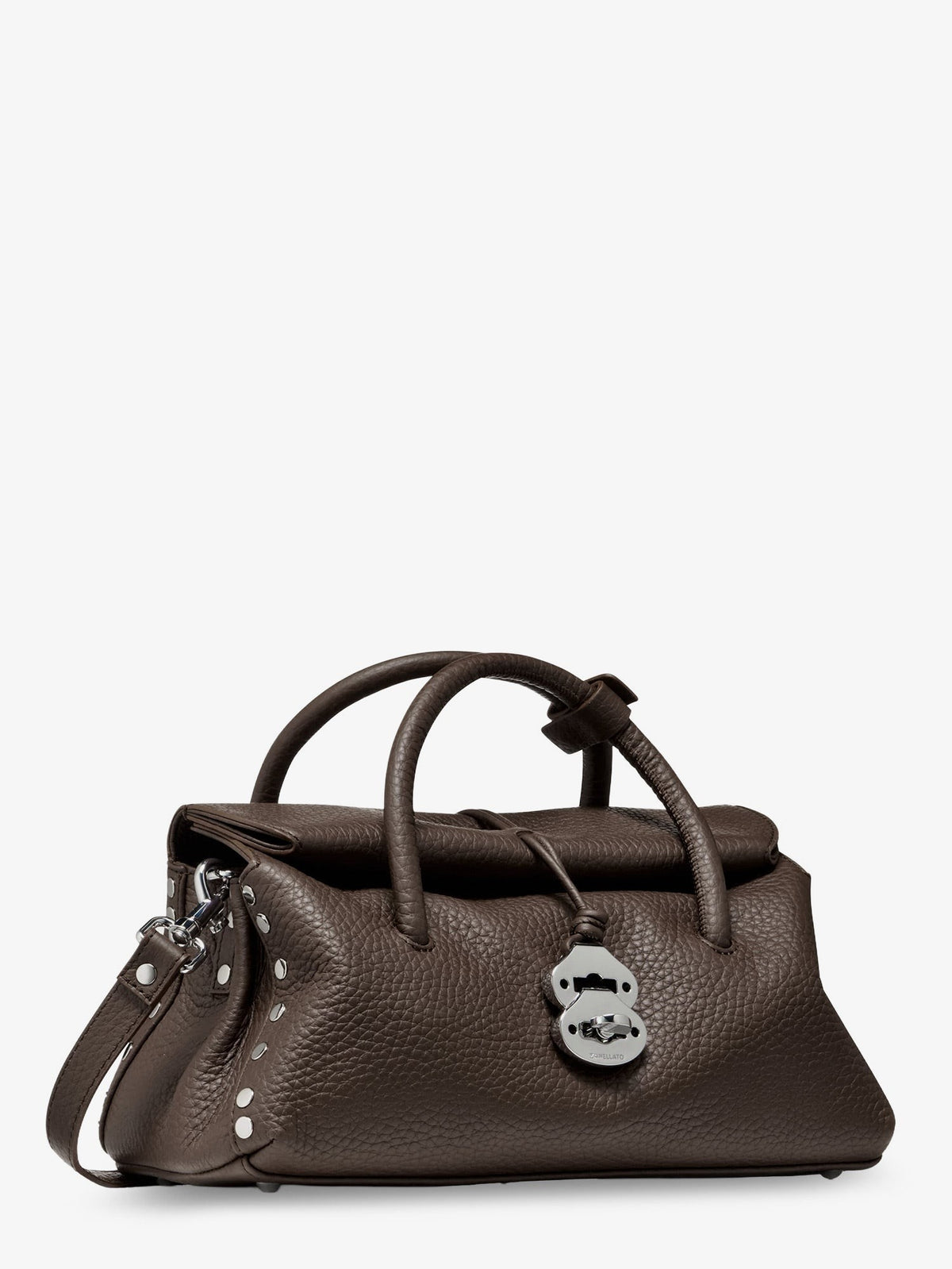 Dotta® Small Hammered Leather crossbody bag
