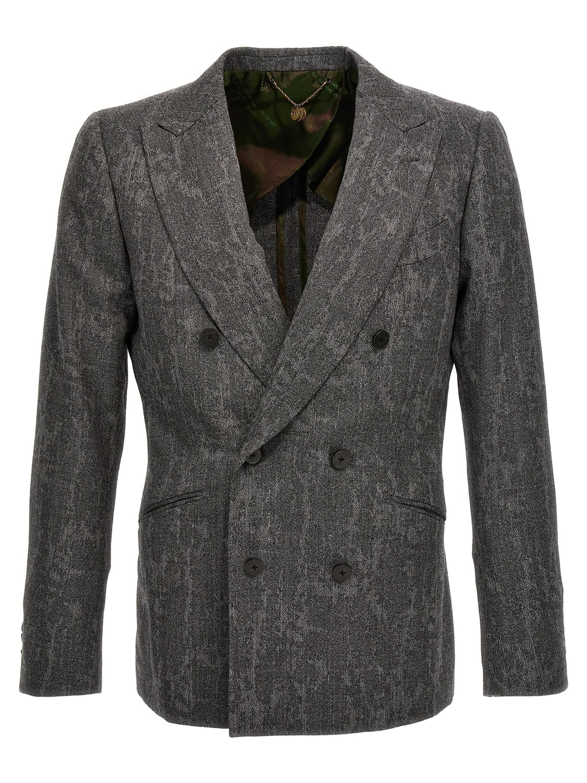 double-breasted blazer