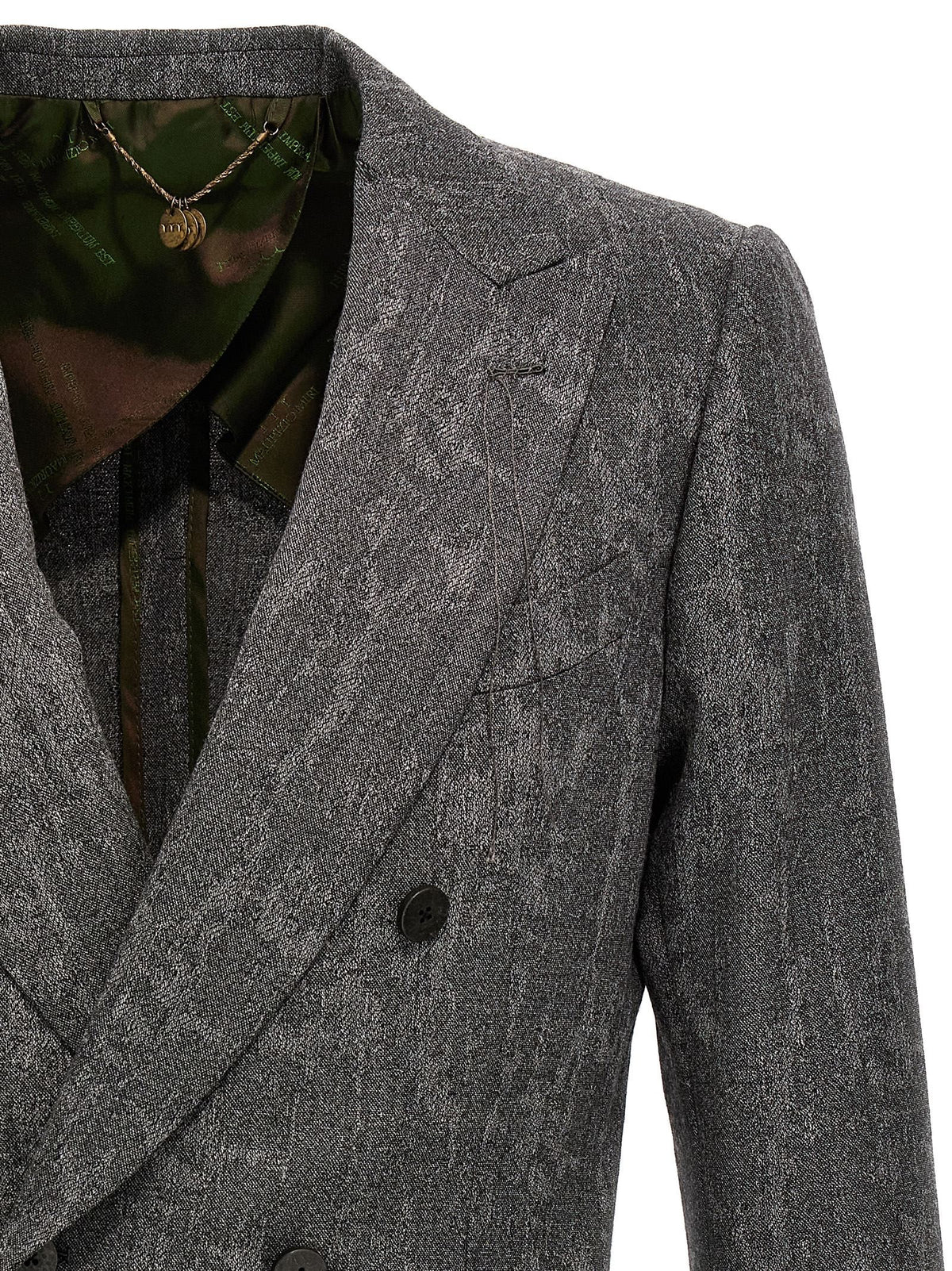 double-breasted blazer