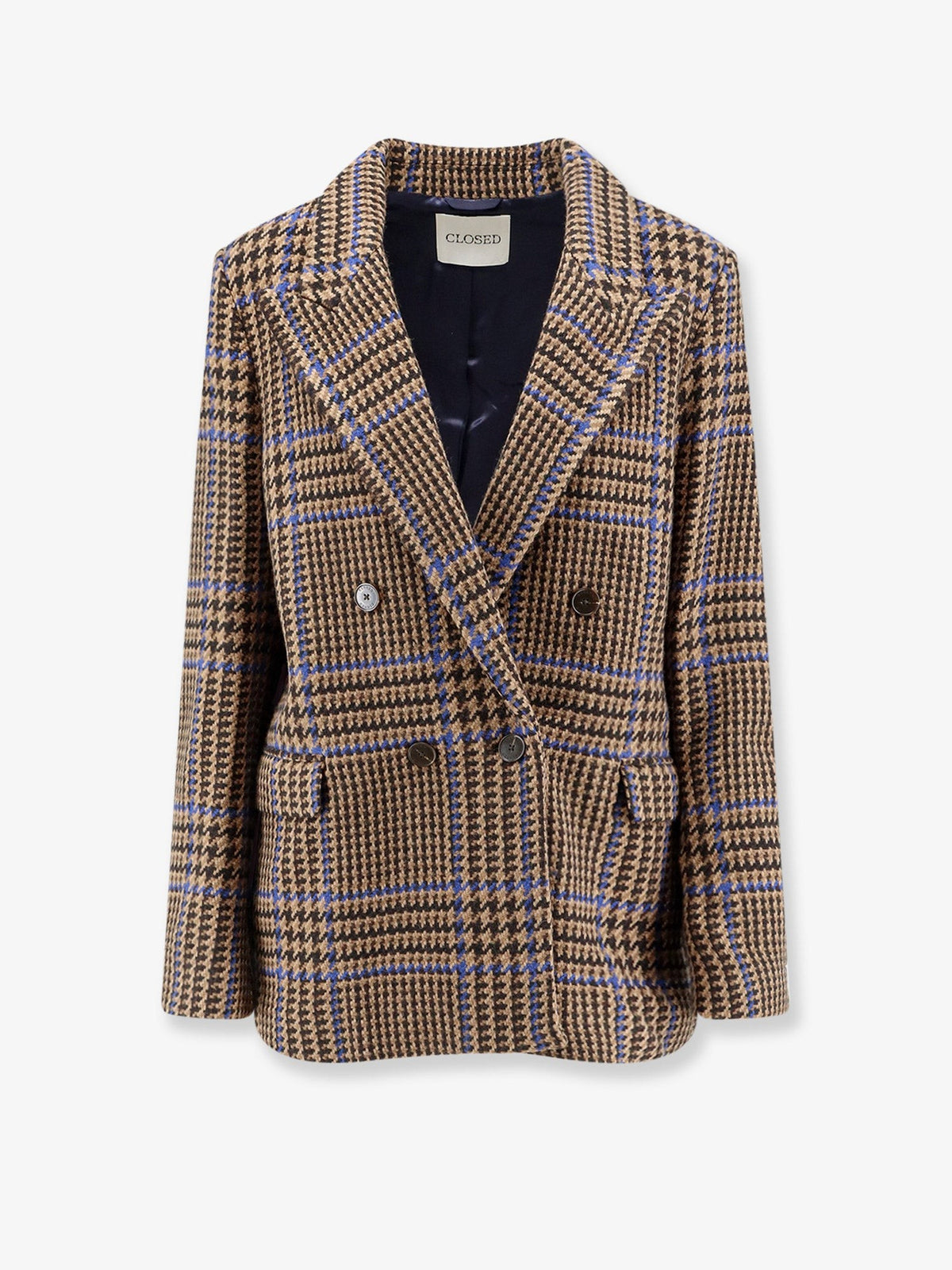 Double-breasted Prince-of-Wales coat