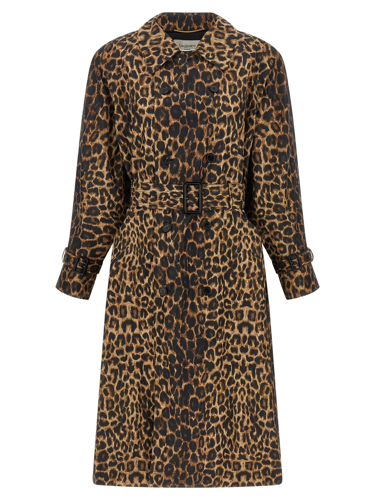 Double-breasted trench coat