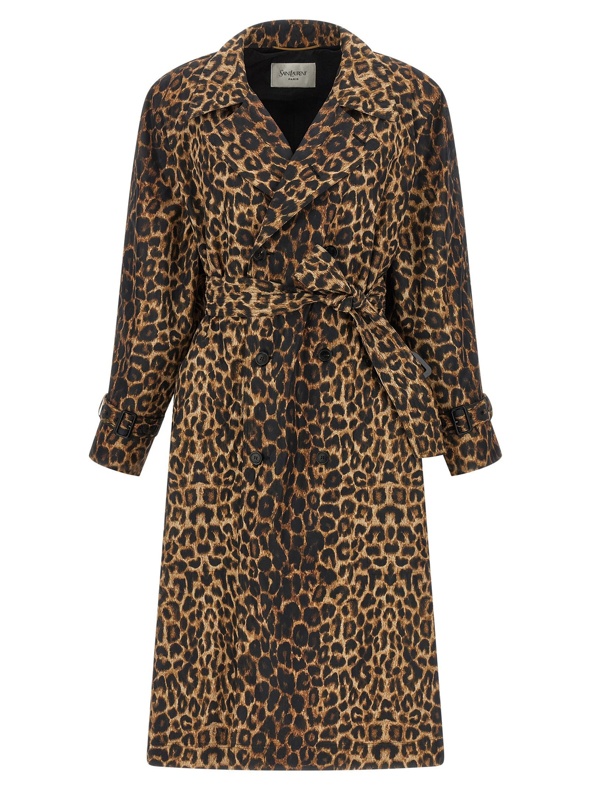 Double-breasted trench coat