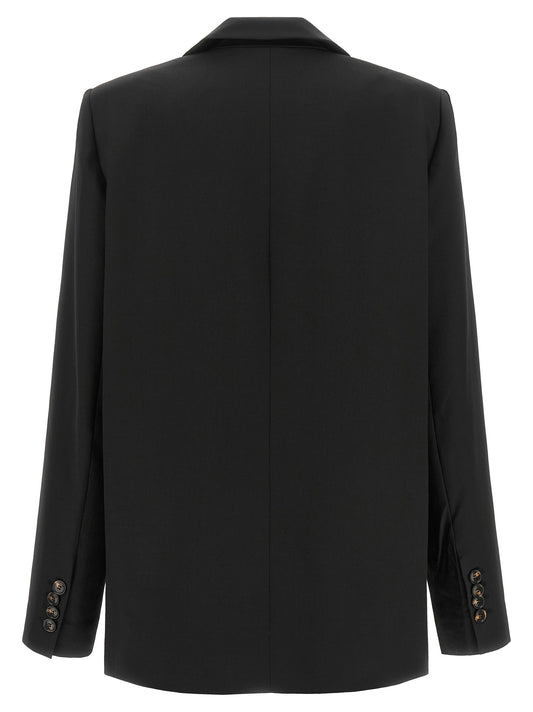 Double-breasted wool blazer