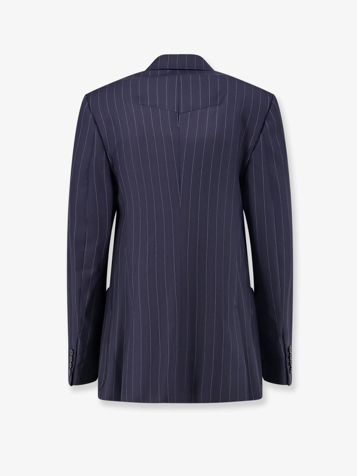 Double-breasted wool blazer