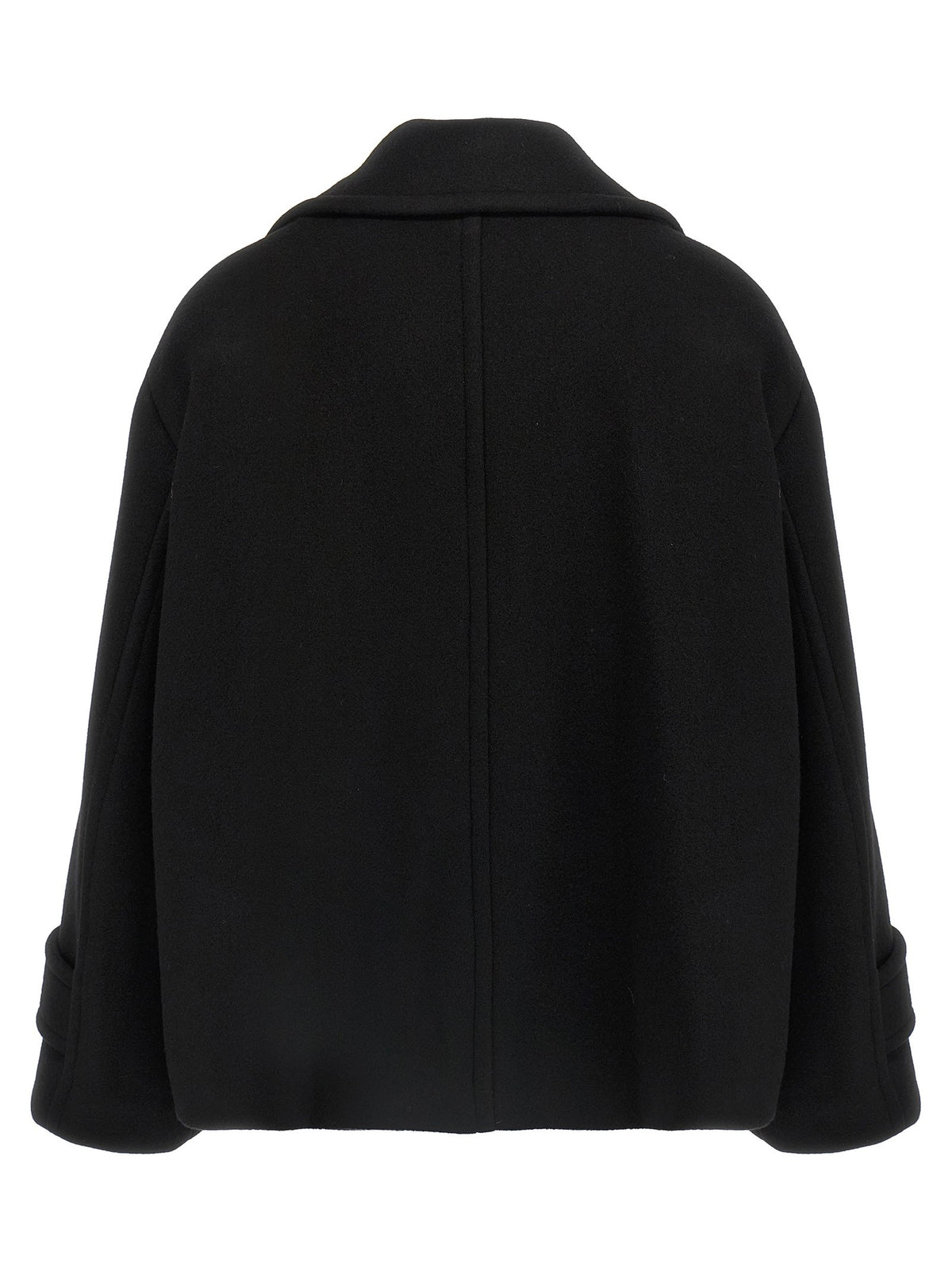 Double breasted wool coat
