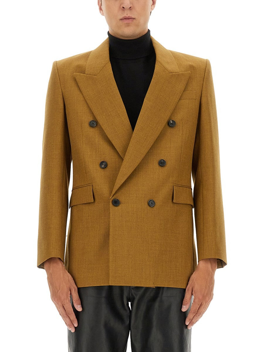 DOUBLE-BREASTED WOOL JACKET