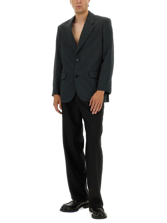 DOUBLE-BREASTED WOOL JACKET