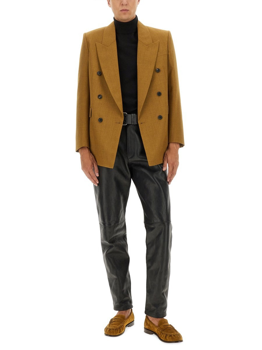 DOUBLE-BREASTED WOOL JACKET