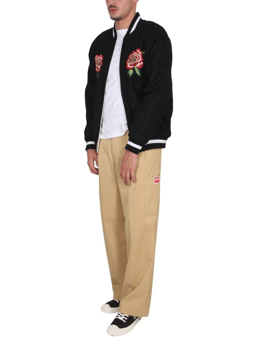 DOUBLE FACE BOMBER JACKET "FRANCE JAPAN"