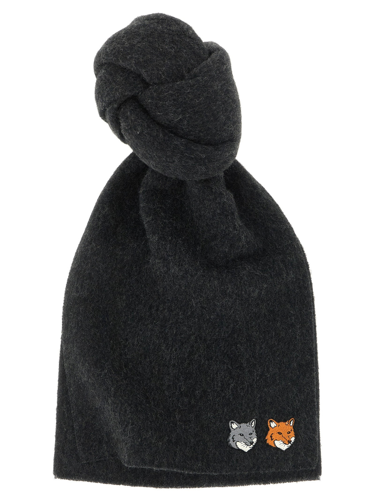 'Double Fox Head' scarf