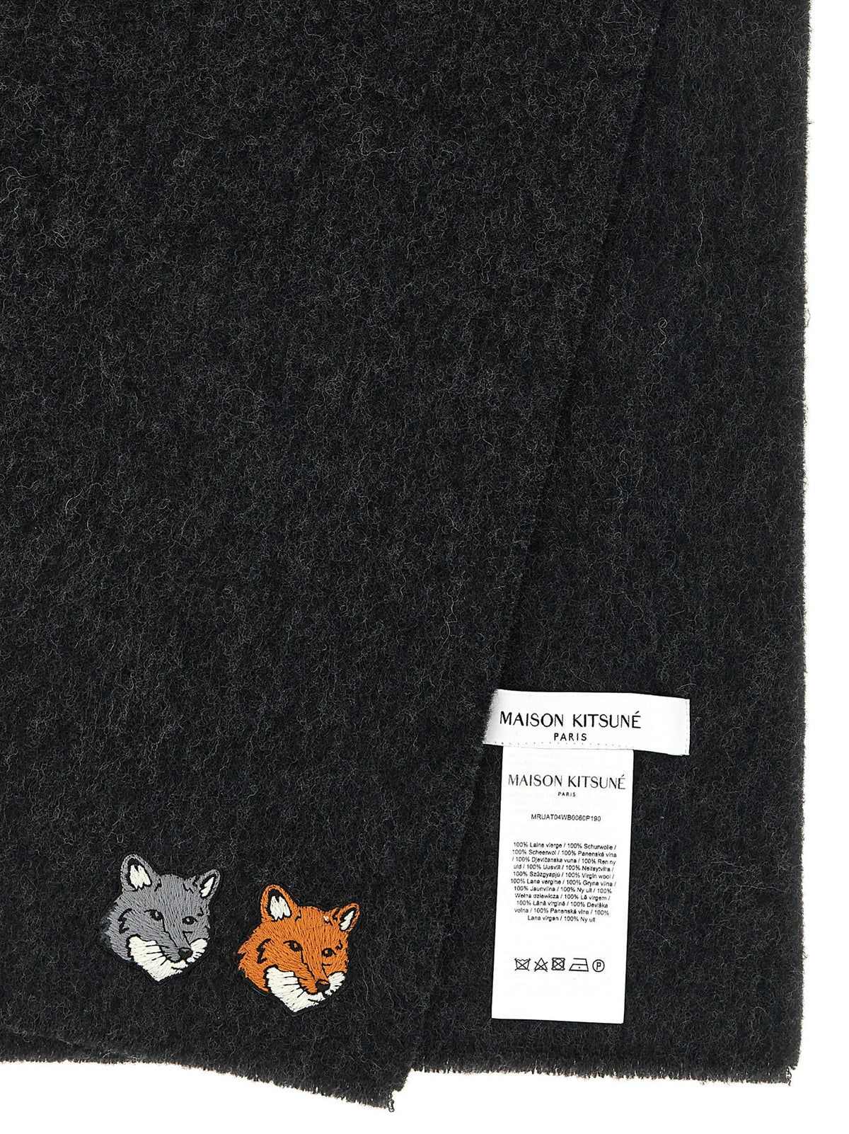 'Double Fox Head' scarf