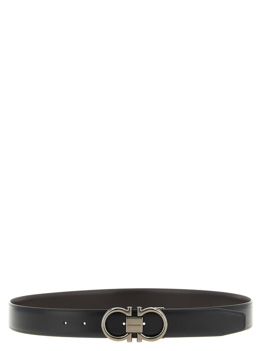 'Double Gancini' reversible belt