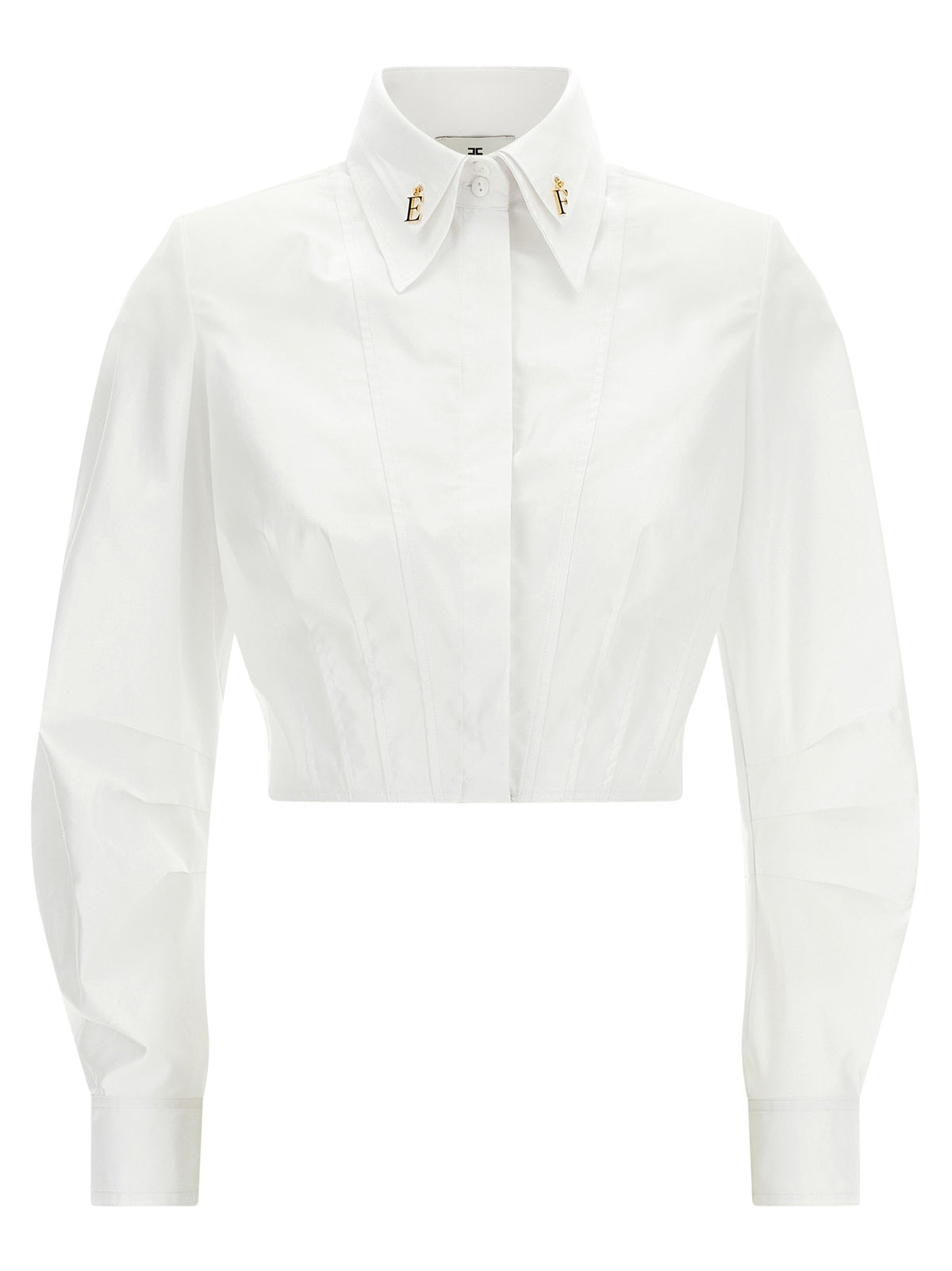 Double-layer collar shirt