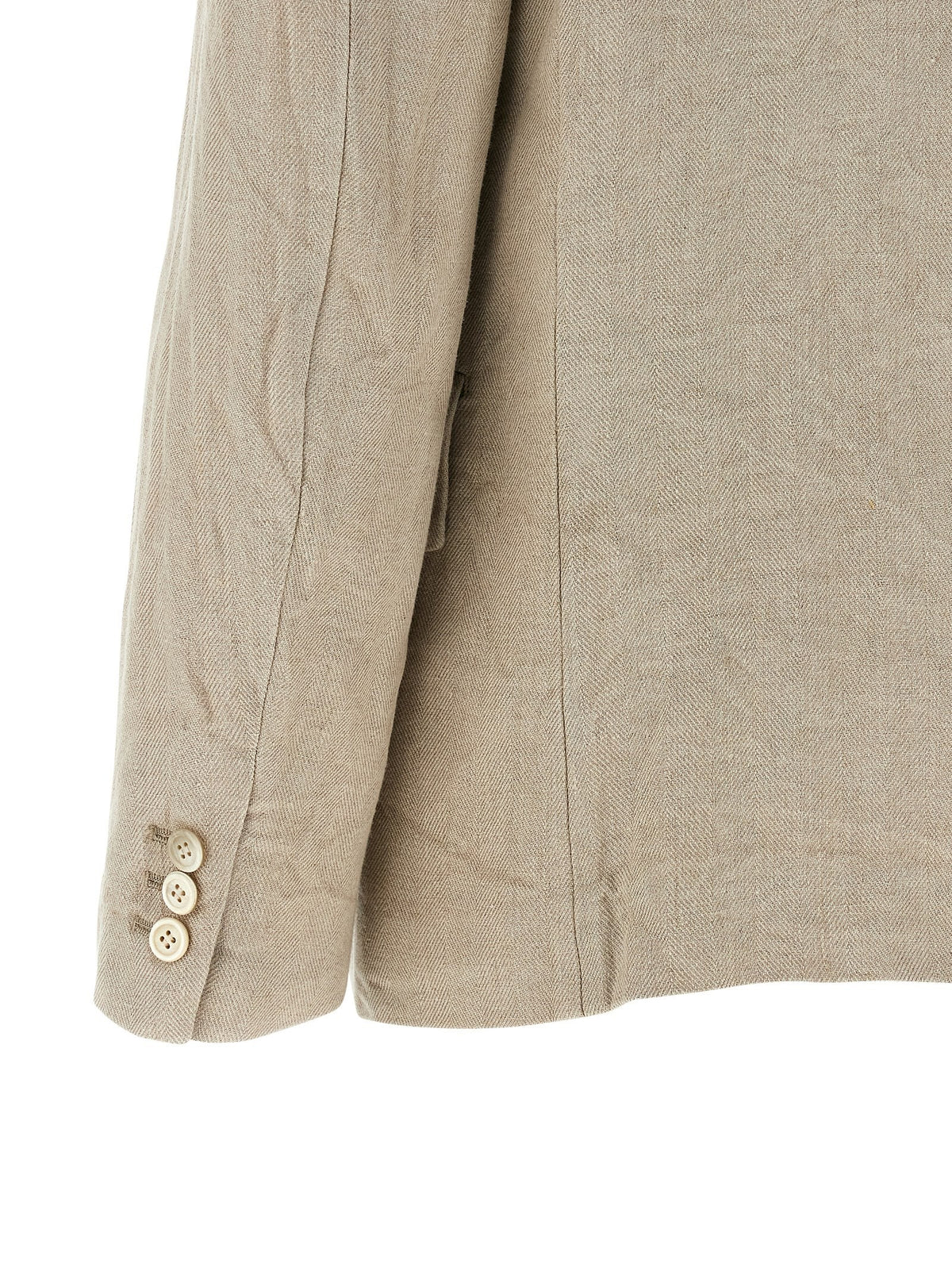 Double layer lapel blazer