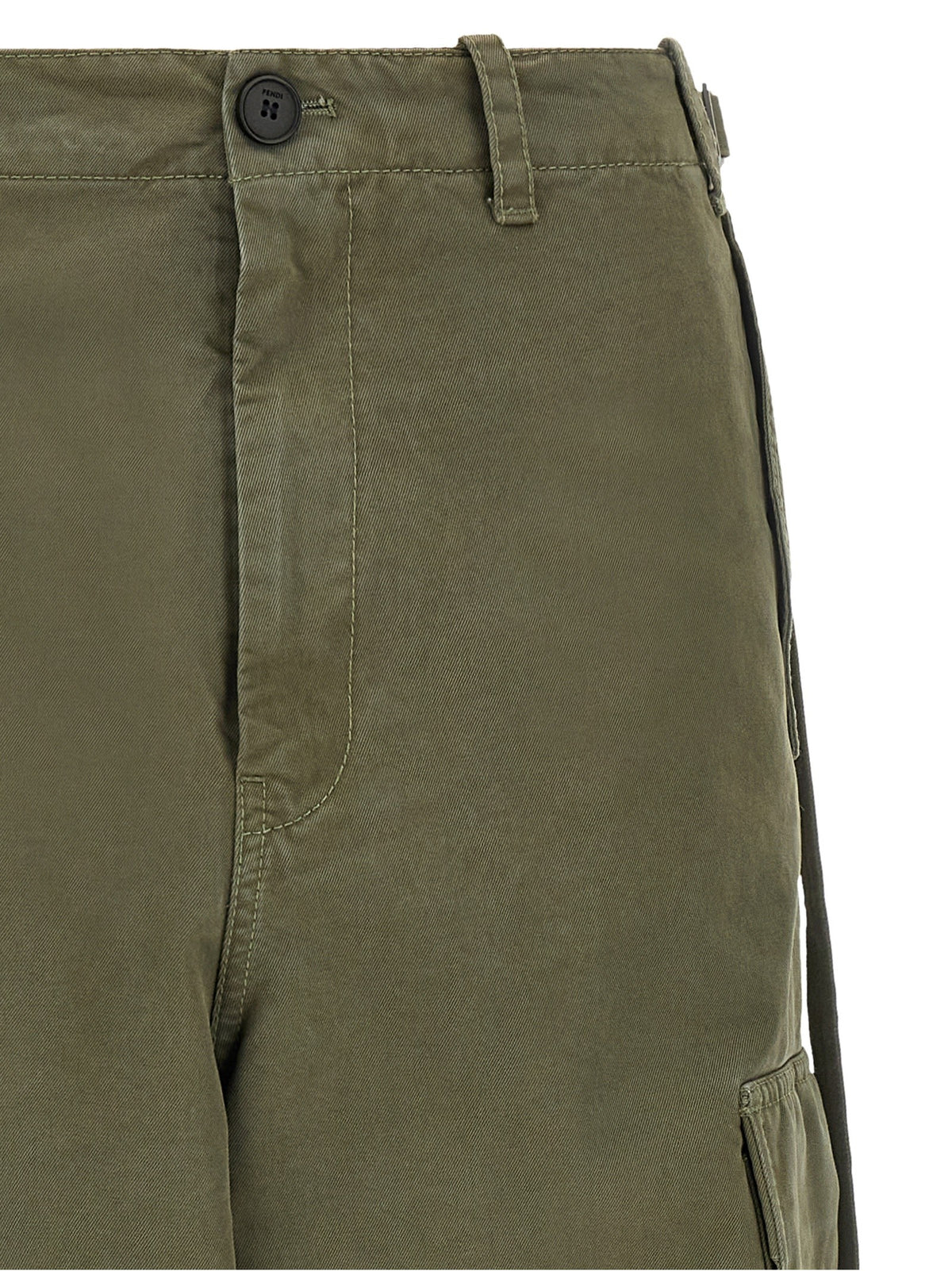 Double stitch embroidery pants