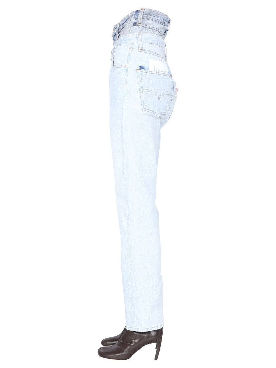 DOUBLE WAISTED JEANS