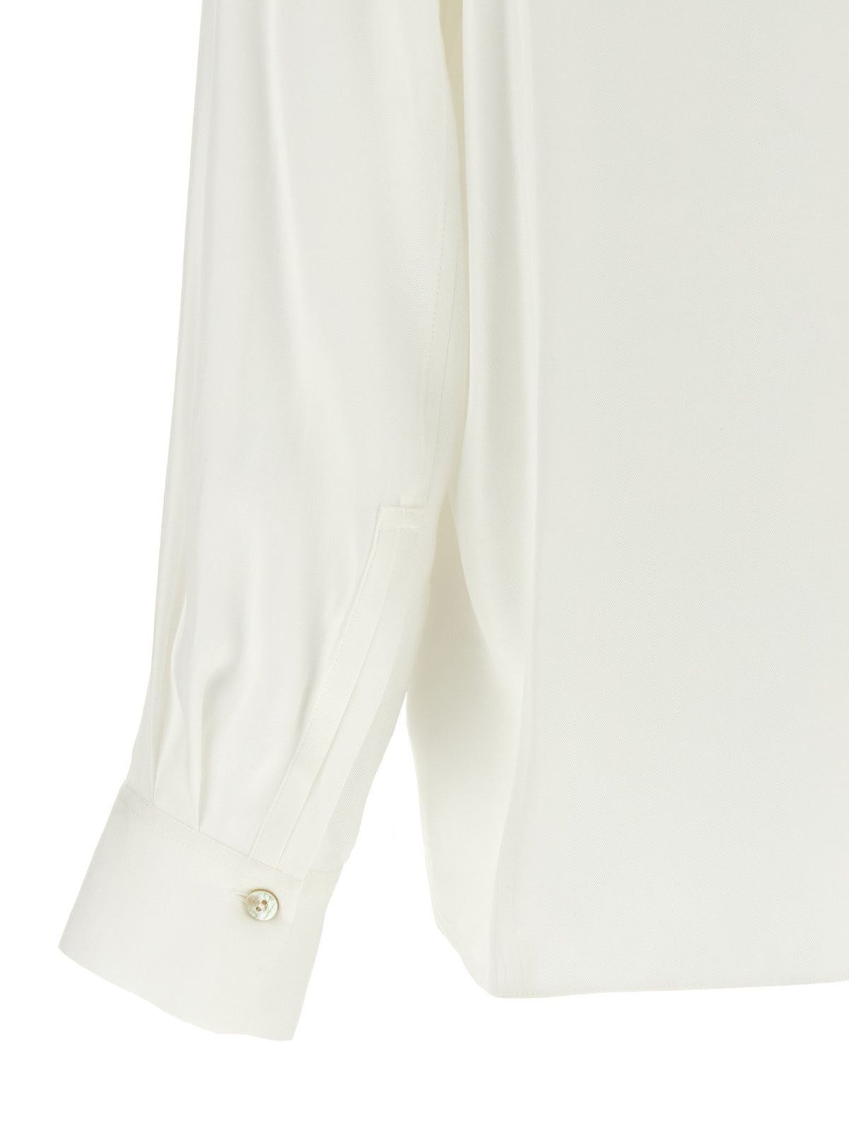 Double white collar shirt