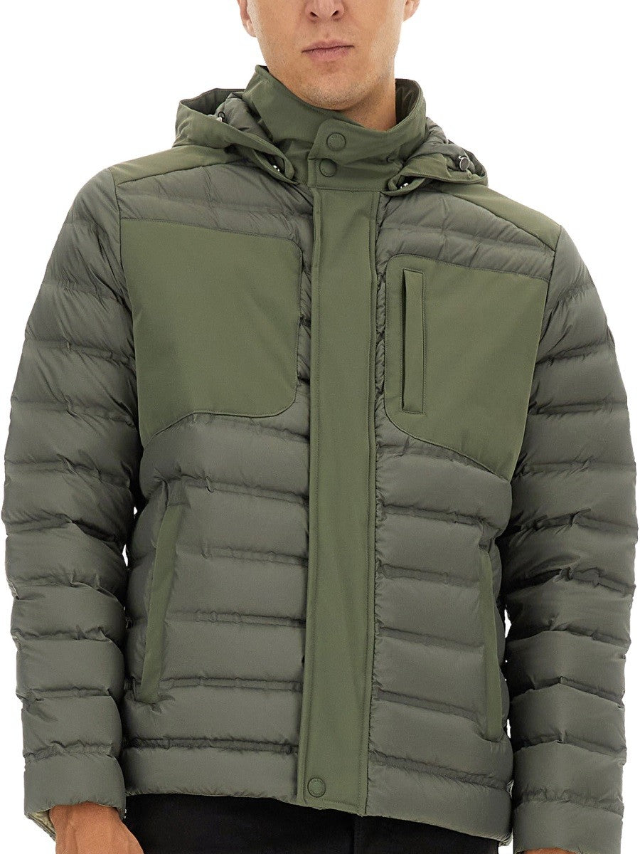 DOWN JACKET WITH DETACHABLE HOOD
