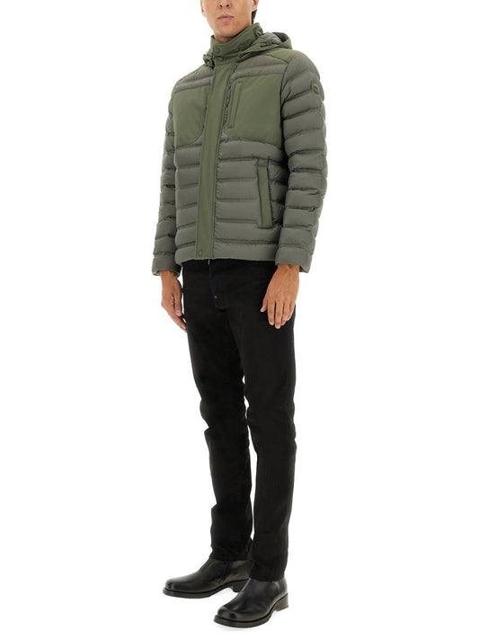 DOWN JACKET WITH DETACHABLE HOOD