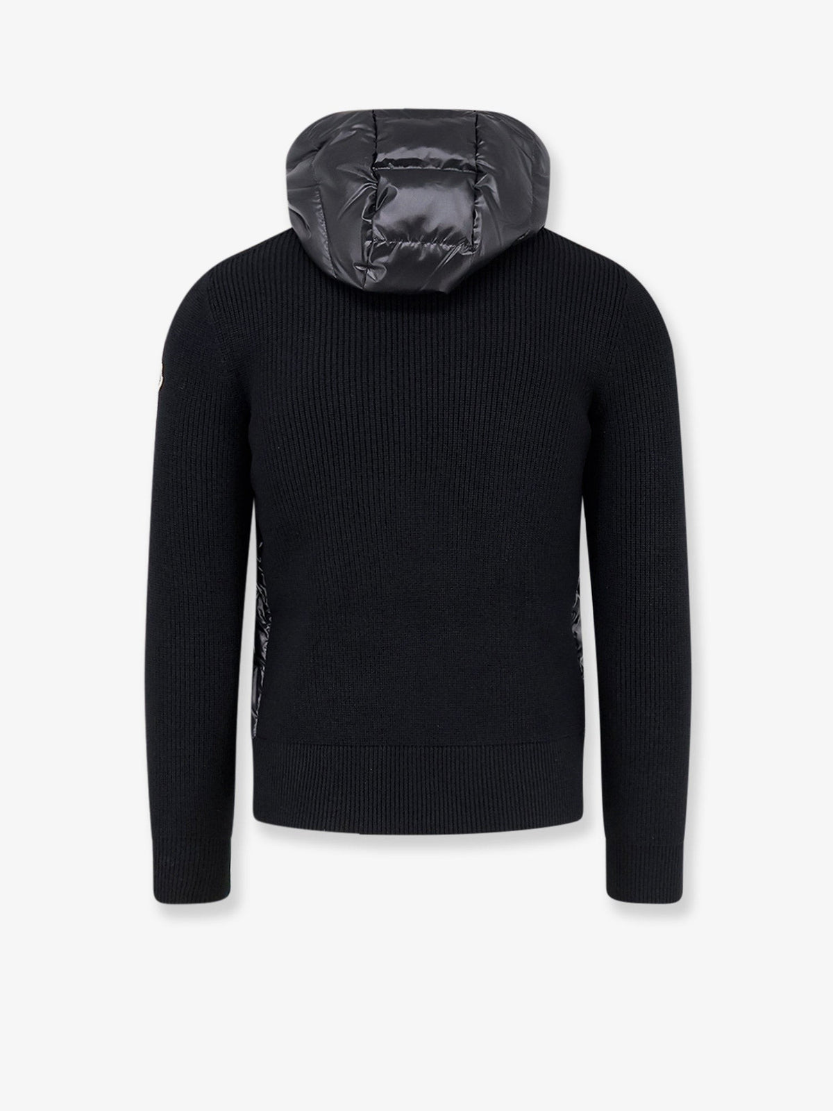 Down Jacket with virgin wool inserts