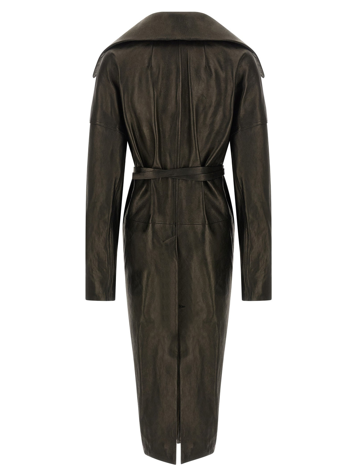 'Dracucollar Belted' coat