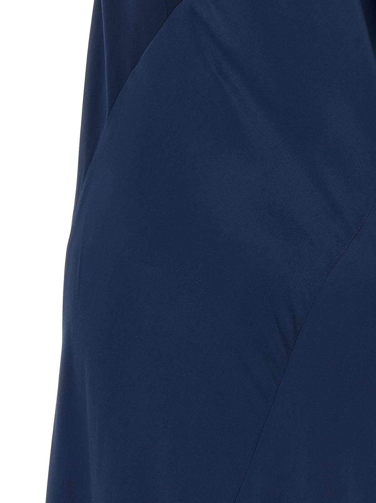 Draped asymmetrical dress