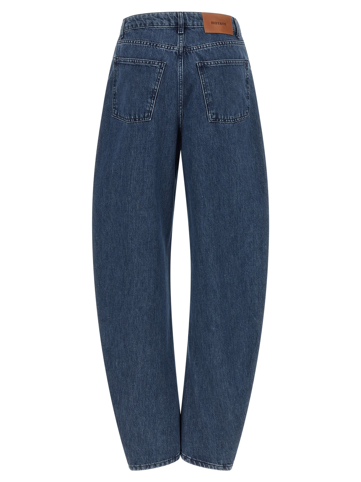 'Draped Barrel Leg' jeans