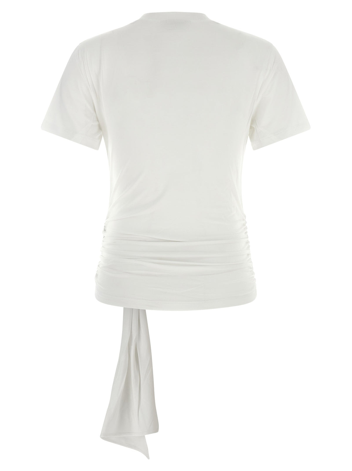Draped detail T-shirt