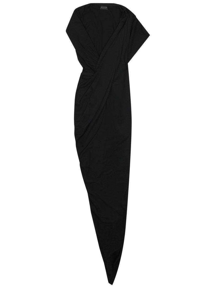 DRAPED DRESS