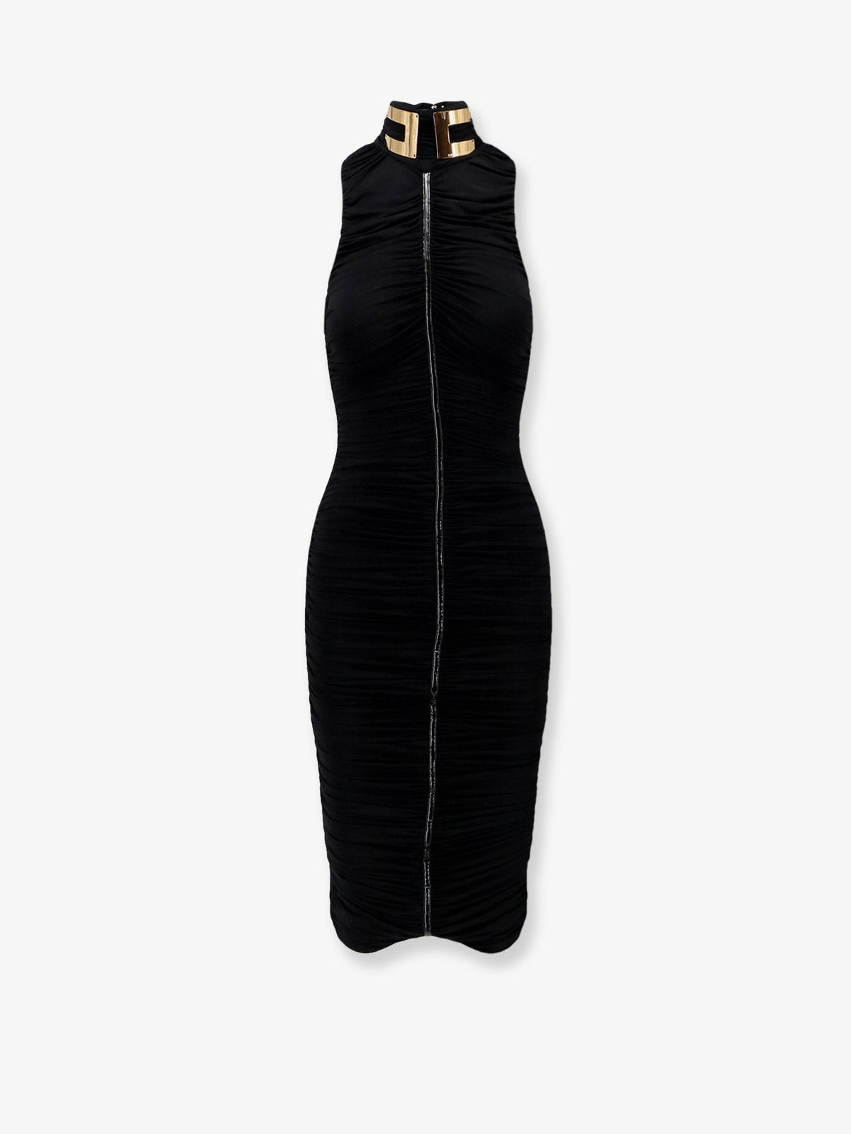 Draped midi dress