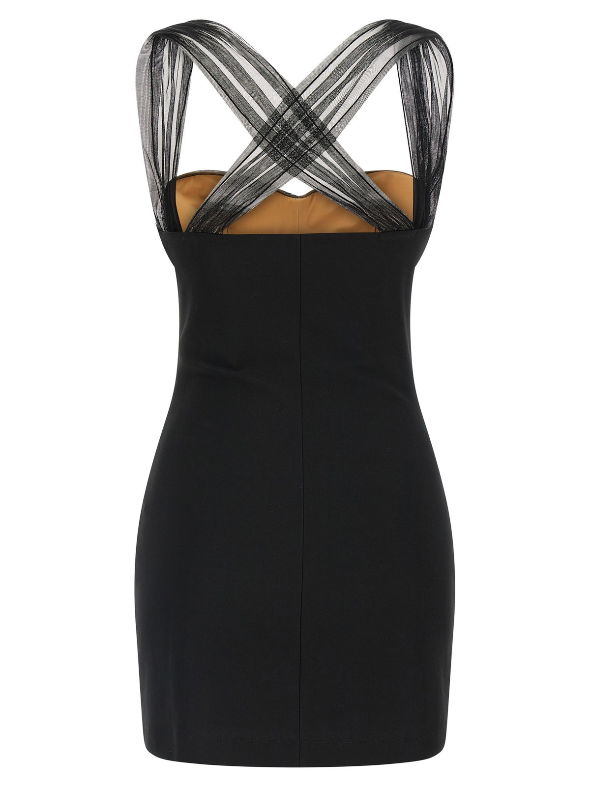 'Draped Padded Cup Mini' dress