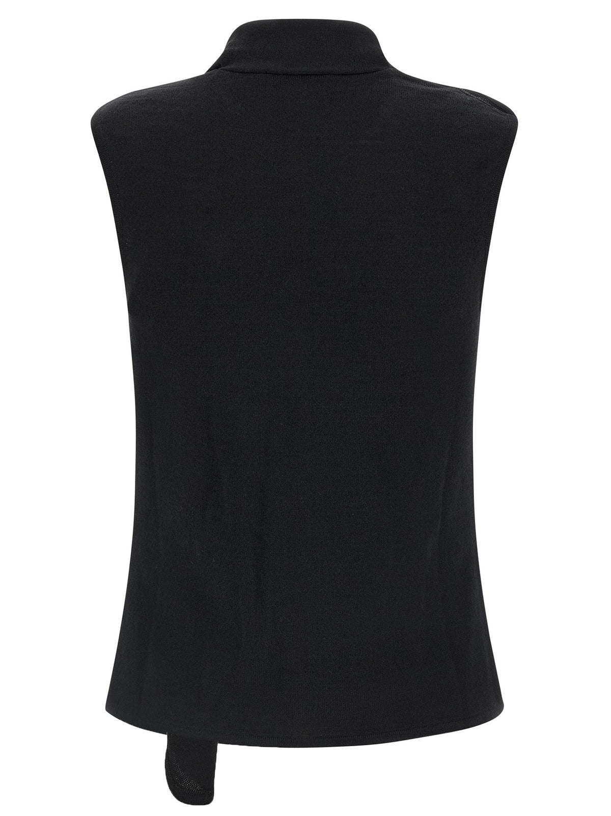 Draped panel vest