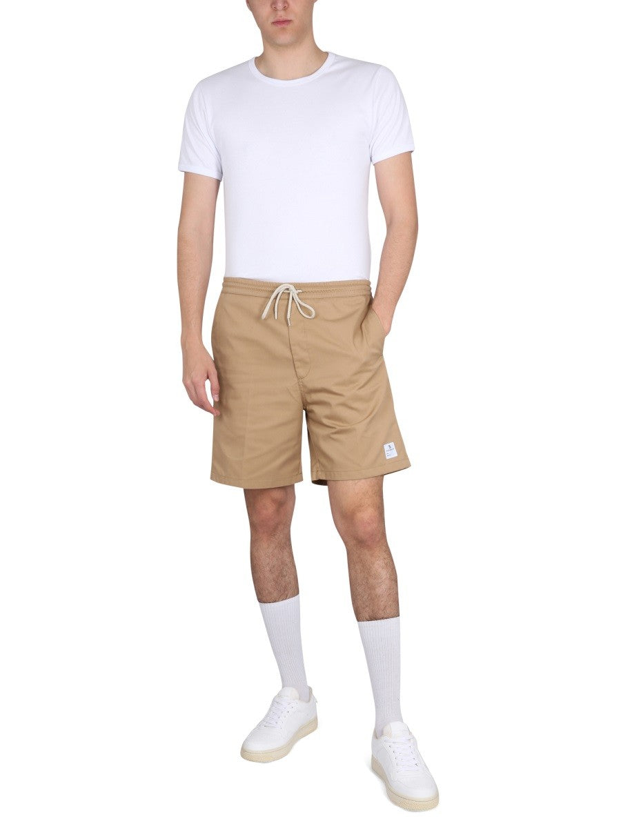 DRAWSTRING BERMUDA SHORTS