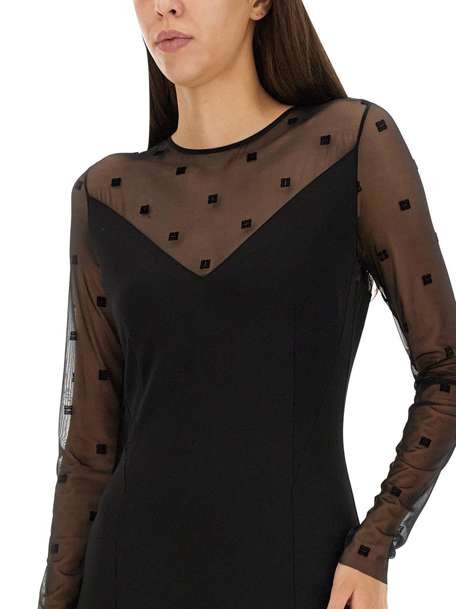 DRESS WITH 4G PATTERN