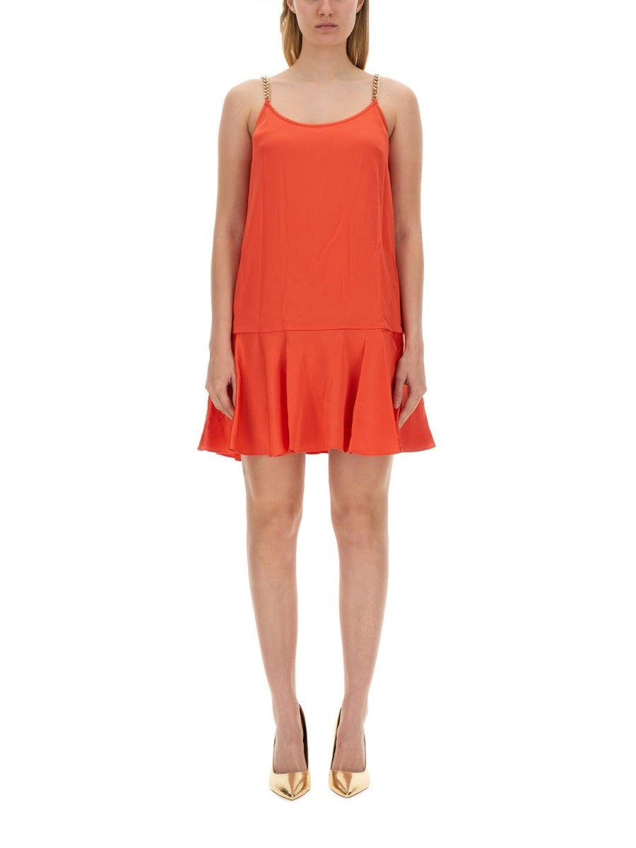 DRESS WITH CHAIN STRAPS