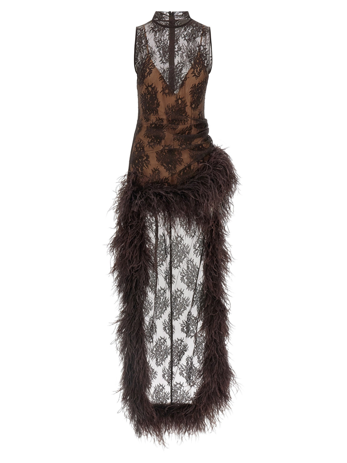 Dress with train