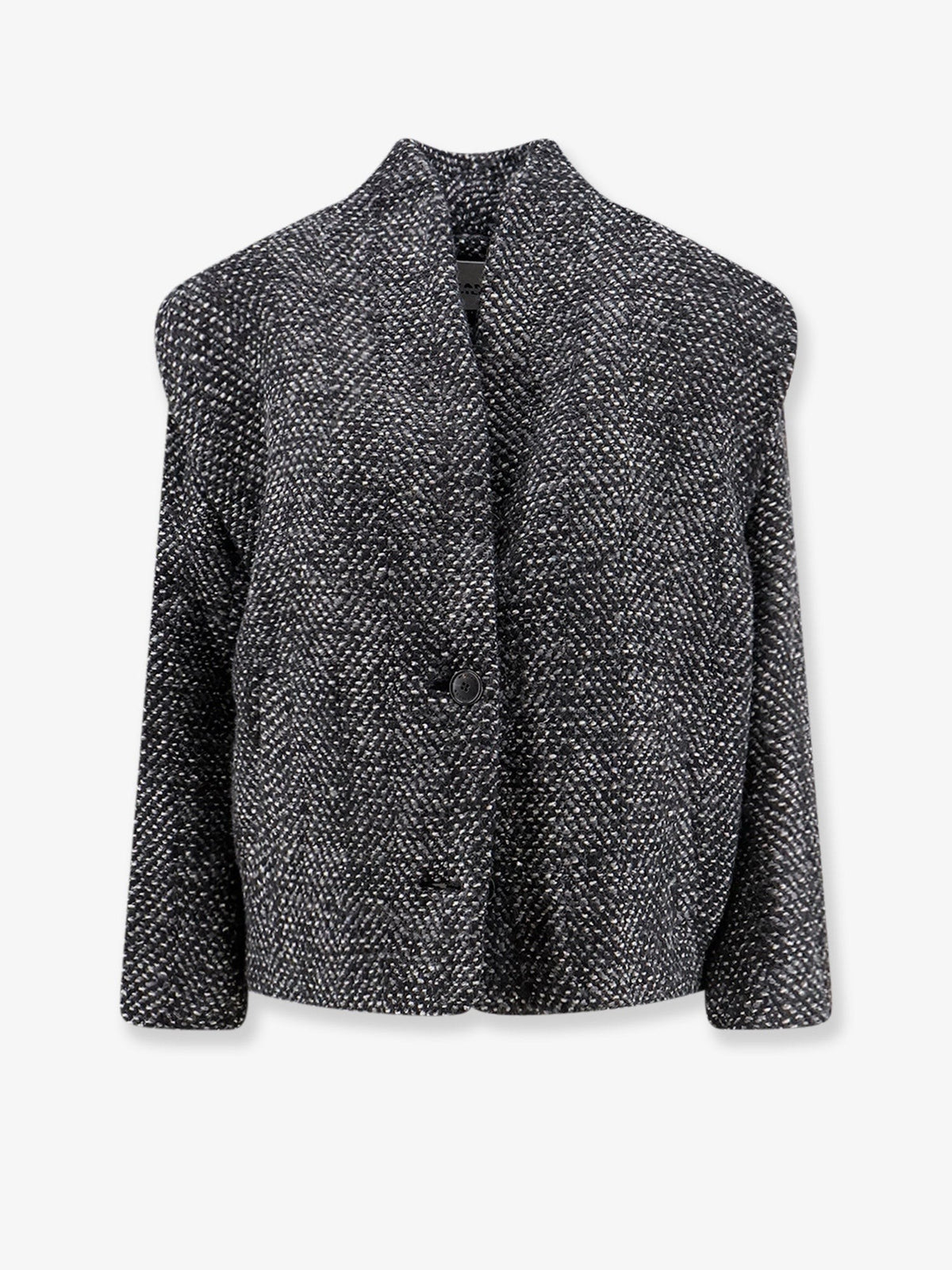 Drogo mélange fabric coat