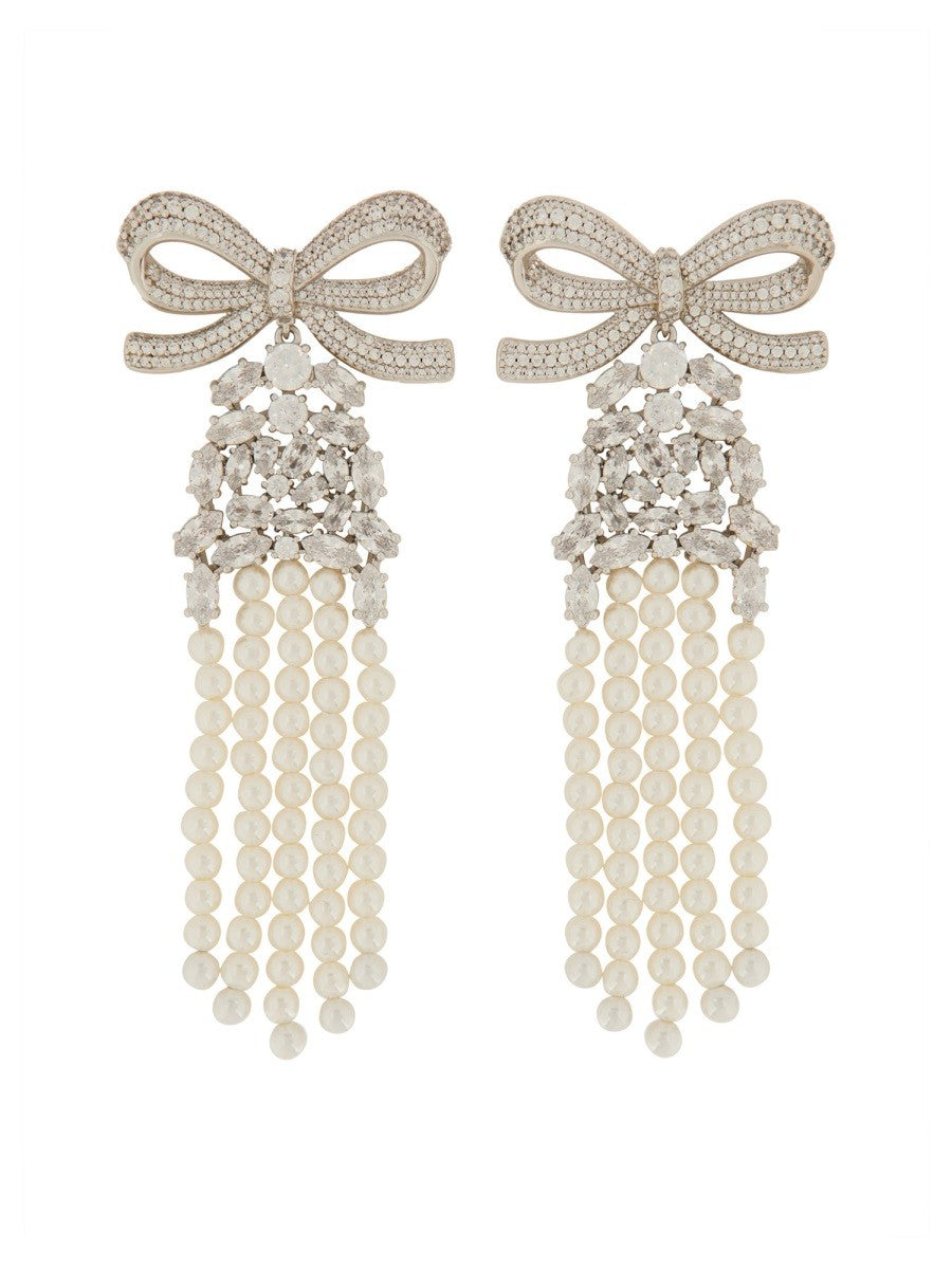 DROP EARRINGS WITH BOW