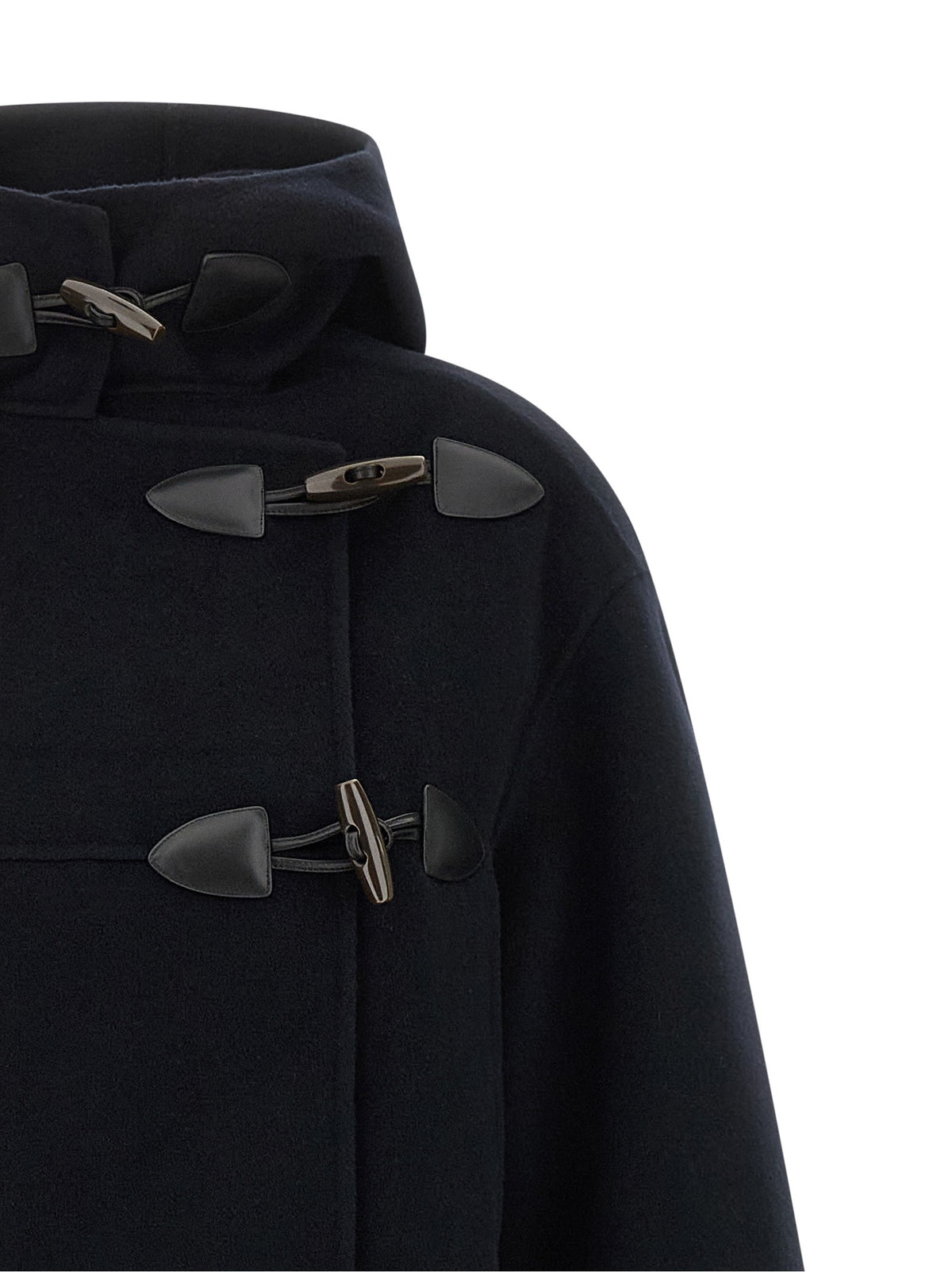 'Duffle' reversible coat with alamari