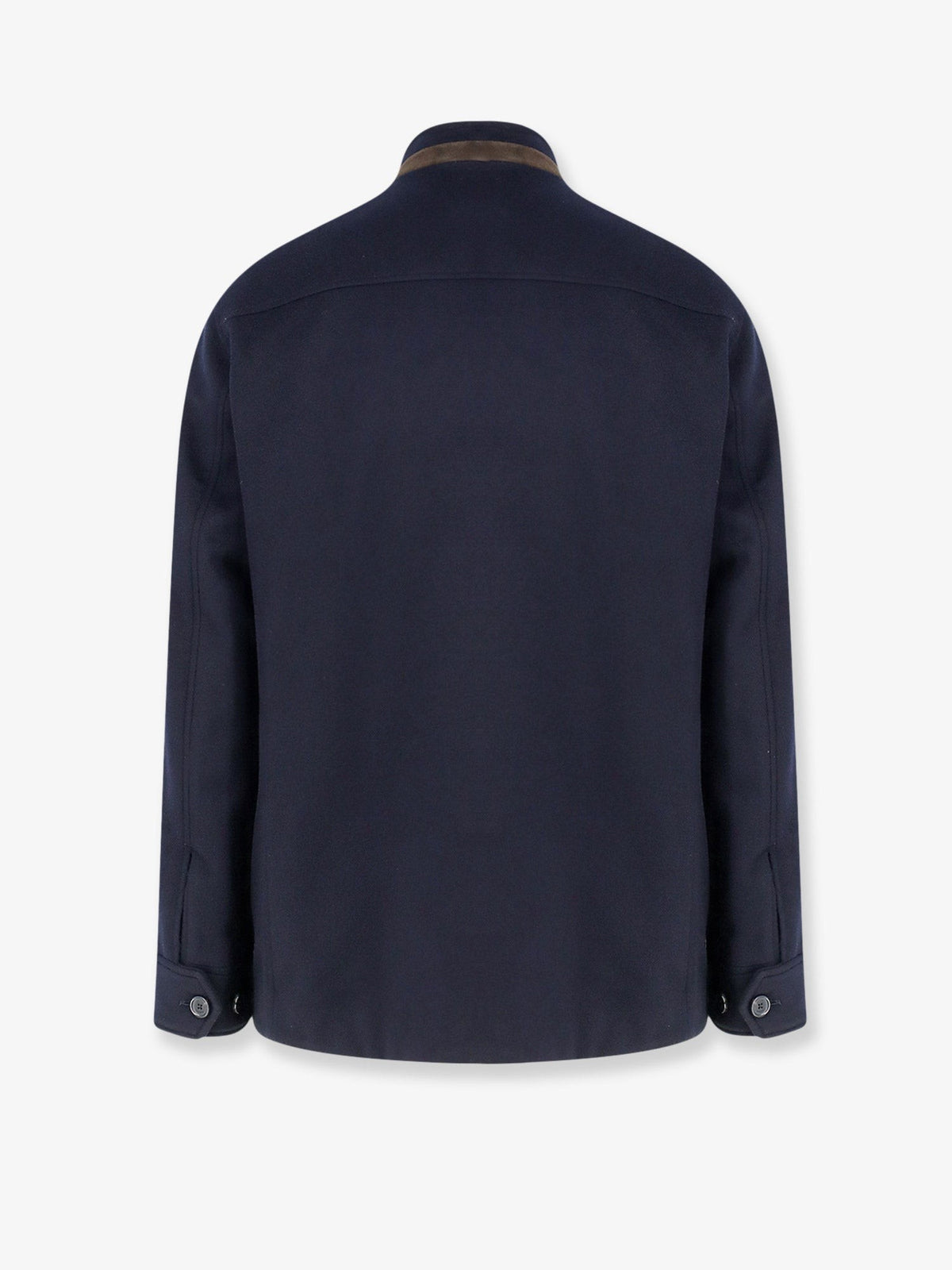 Elan cashmere coat with internal vest