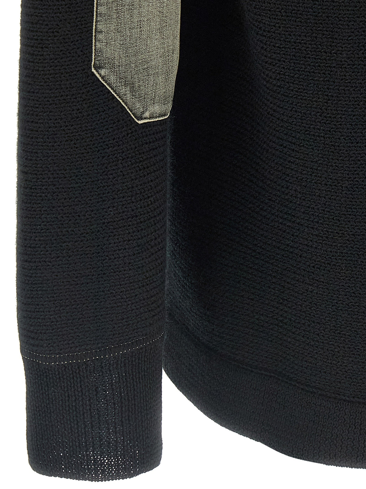 Elbow patch cardigan