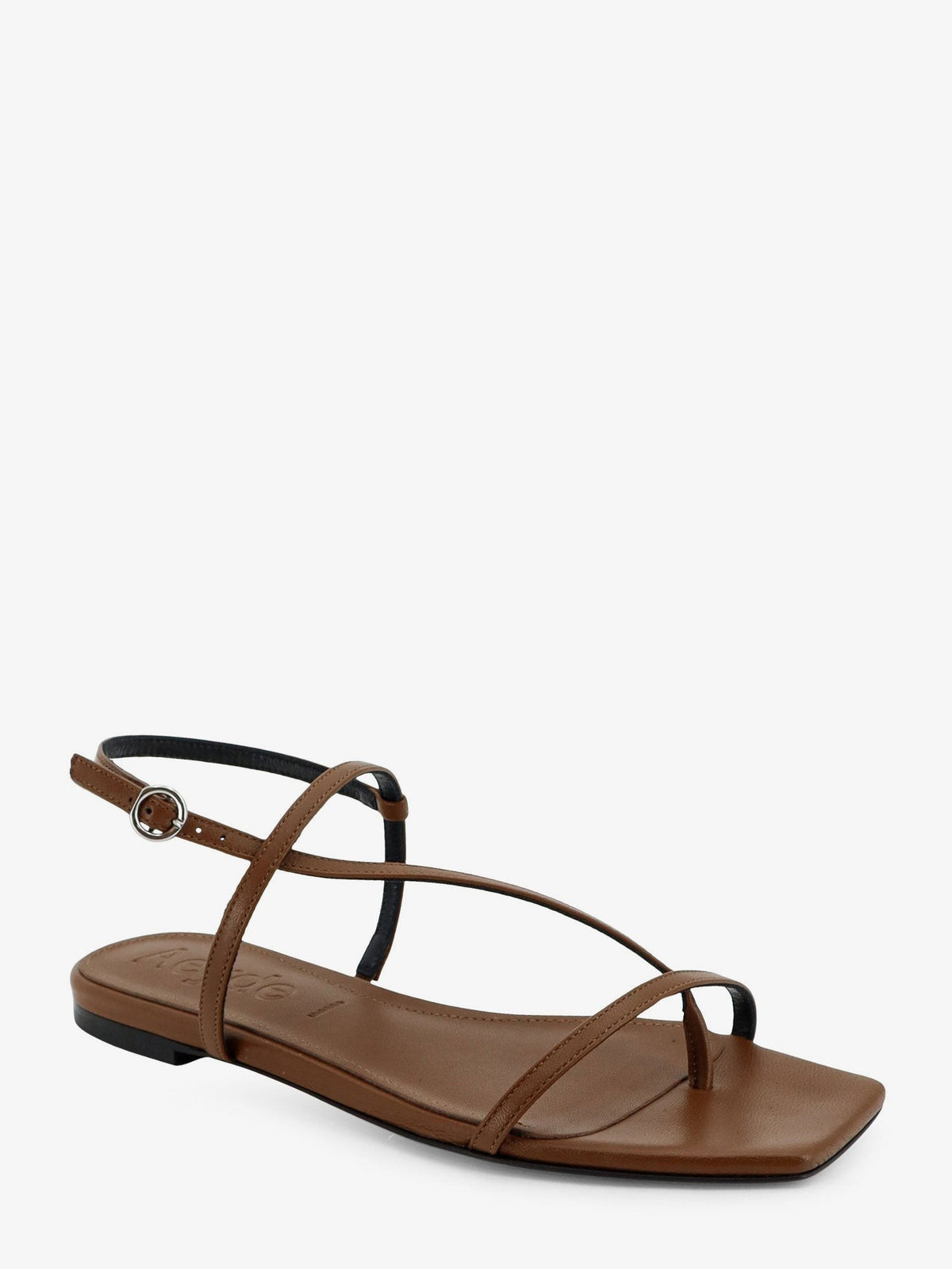 Ella flat leather sandals