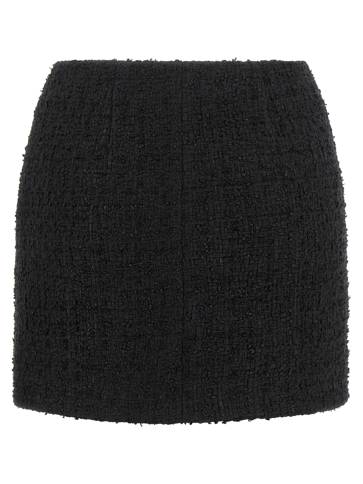 Embossed button detail miniskirt
