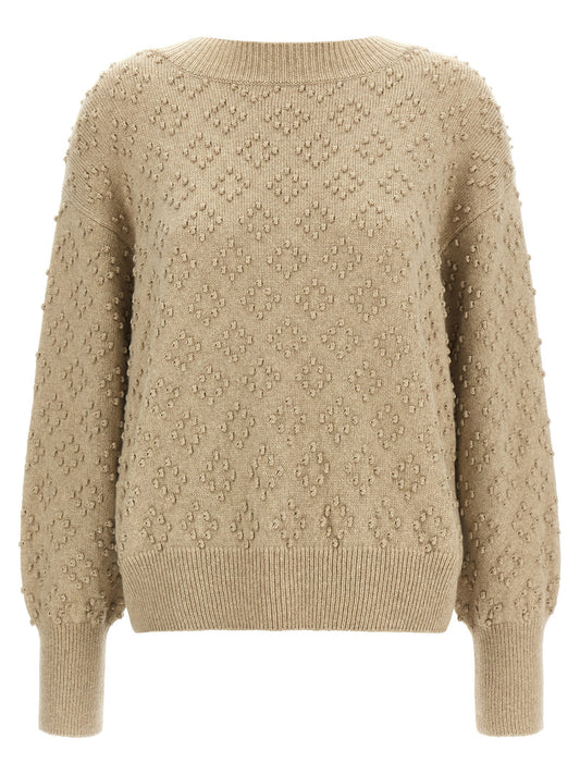 Embossed sweater