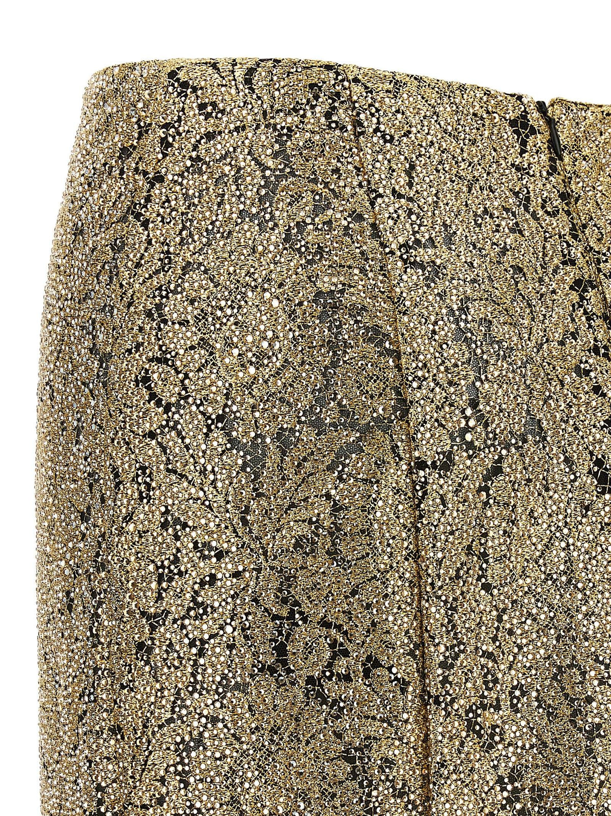 Embroidered tulle skirt