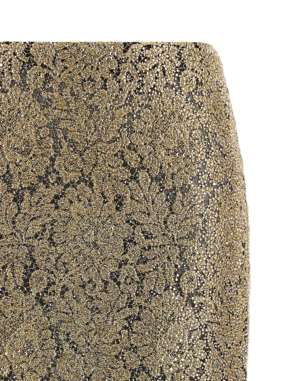 Embroidered tulle skirt